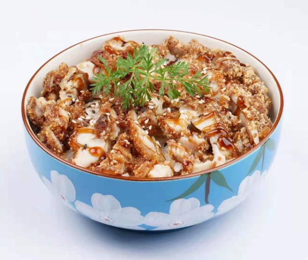 134. Chirashi Poulet tempura
