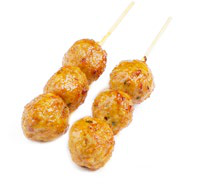 502. Brochette boulette de poulet