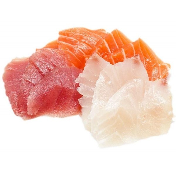 206. Sashimi Assortiment (Thon,saumon,daurade)