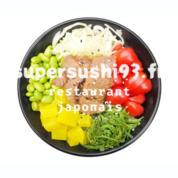 K7. Poké Bowl boeuf oignons