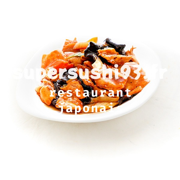 33. Poulet sauté au champignons noir