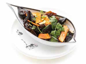 6. Salade aux champignons noirs