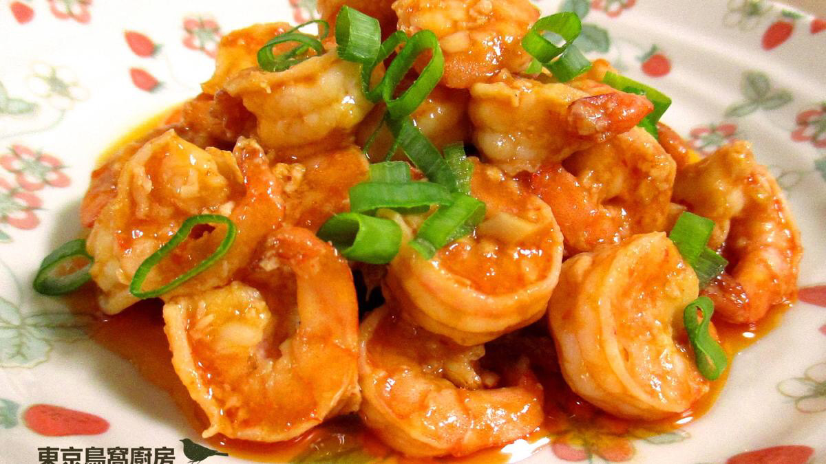 C11 Crevettes sauce piquante