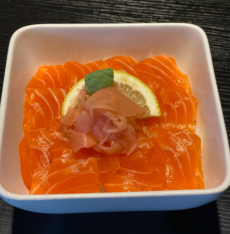 Menus Chirashi saumon