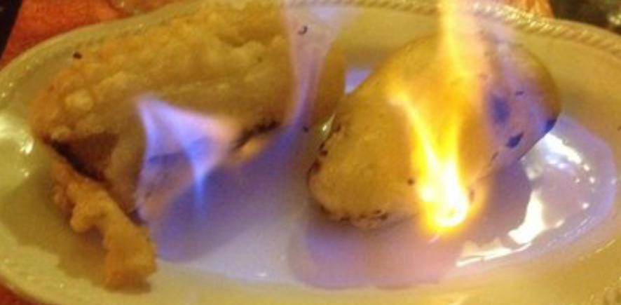 Beignet aux pomme ou banane flambé