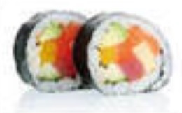 309 Futo maki ( thon, saumon,surimi, légumes, radis marines) ( 8pcs)