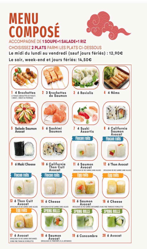 Menu composé C1+2