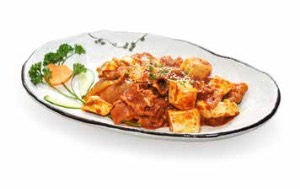Porc sauté au kimchi et tofu (piquant)🌶️