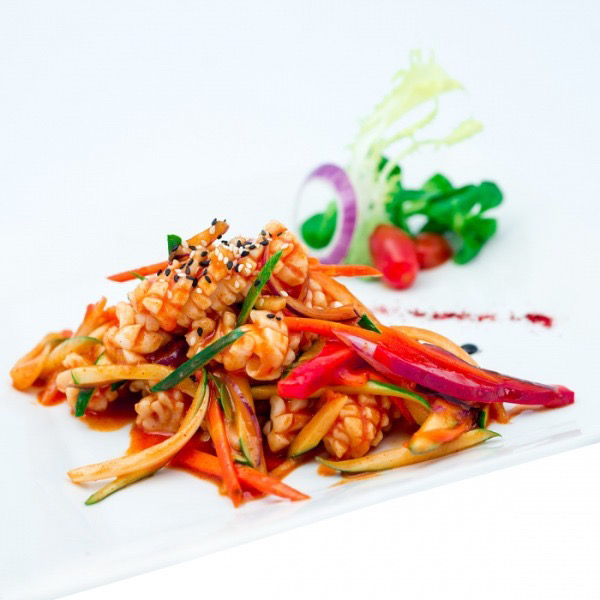 Calamar sauté (avec piquant ou sans)