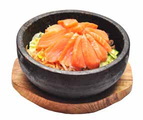 Bibimbap aux saumon