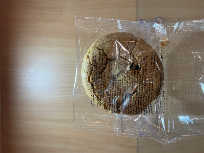 Cookie au chocolat noir