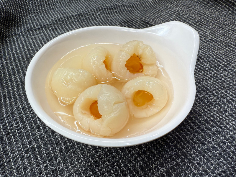 Litchis au sirop