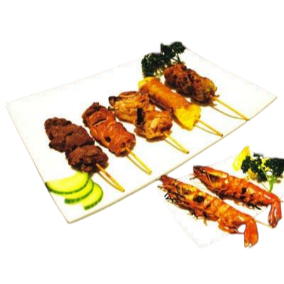 F18. 7 brochettes