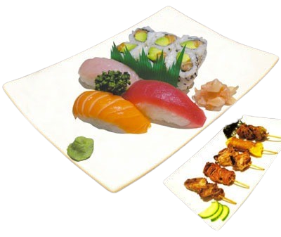 F24B. menu Mixte Sushi California Brochettes