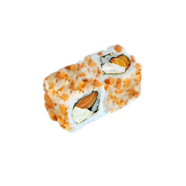 M8F+. Maki California Oignon Frit Saumon Cheese