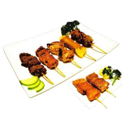 F17. 7 brochettes