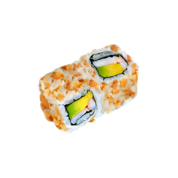 M8C+. Maki California Oignon Frit Avocat Crevette