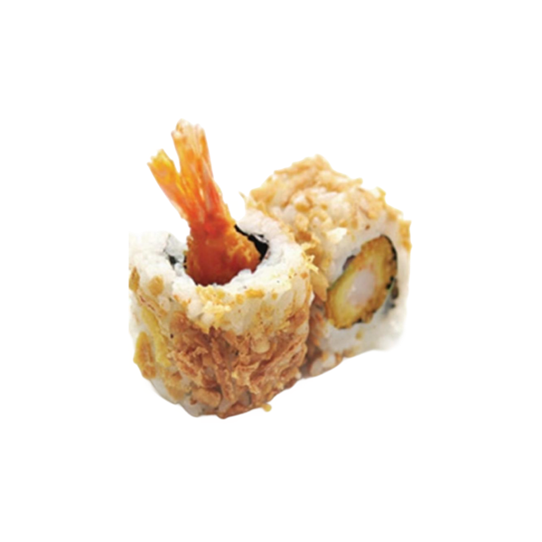 M8CT+. Maki California Oignon Frit Tempura Crevette 