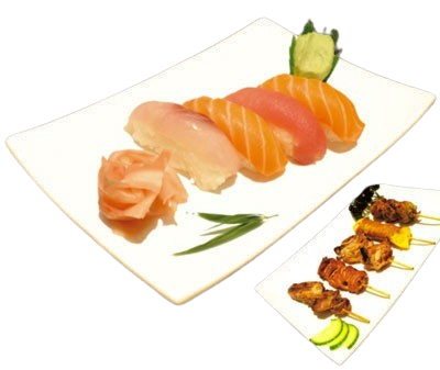 F24. Menu Mixte Sushi Brochettes