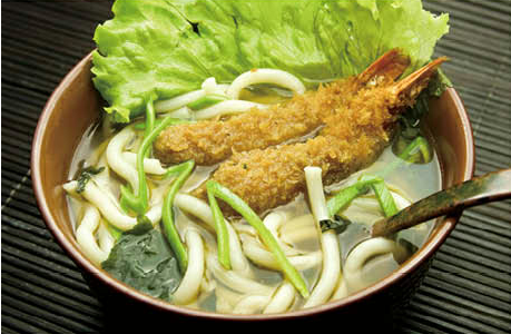 Nouille Udon au tempura crevette
