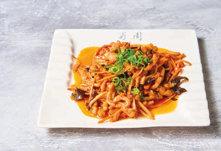 Lamelles de porc sauté façon «Yu Xiang»