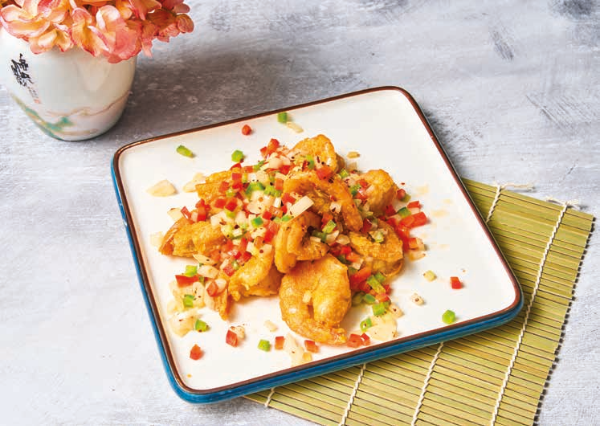 Crevettes croustillantes au sel & poivre