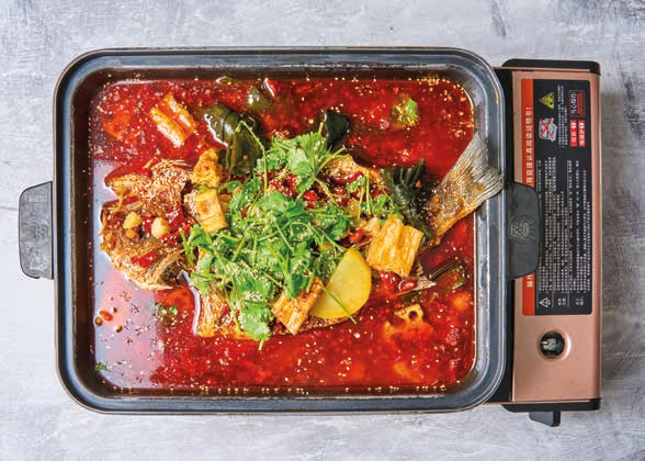 Poisson grillé façon Sichuan