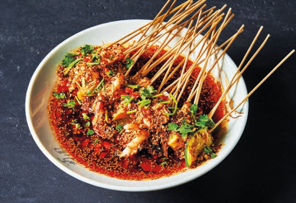 « Bo Bo Ji » Brochettes mixtes à base de poivre en rotin