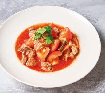 Ragoût de bœuf et tomate