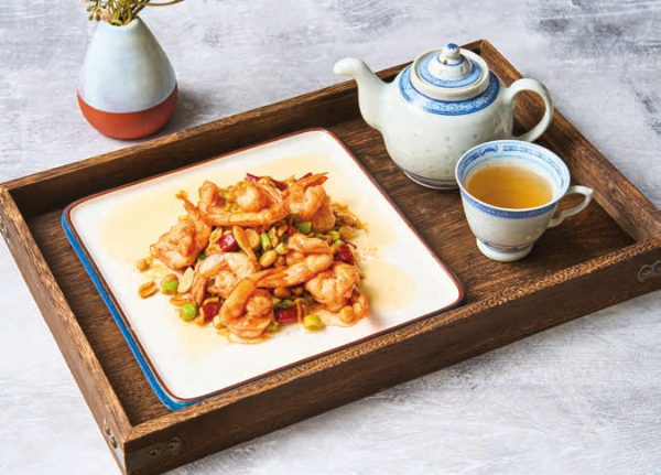 Crevettes «Kung Pao» sautées épicées
