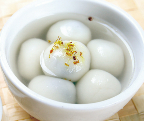 Tang Yuan(boulettes de riz gluant fourées)