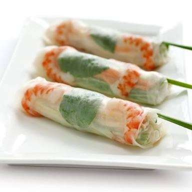 E21.-Rouleau de printemps crevette 1 piece