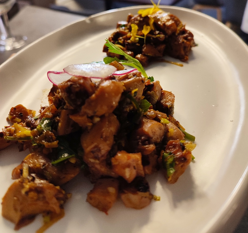 Salade de poulpe sauce piments grillés 🌶️