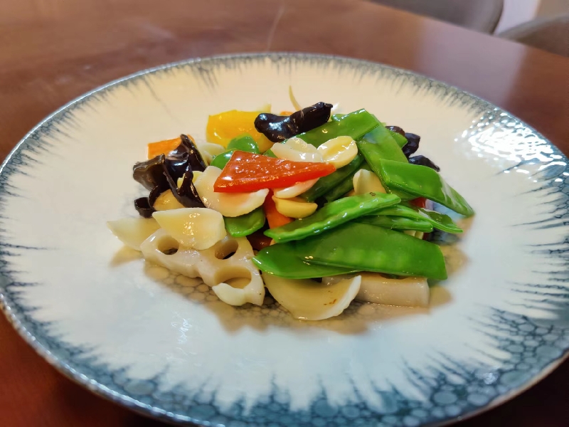 Légumes sautés arc en ciel