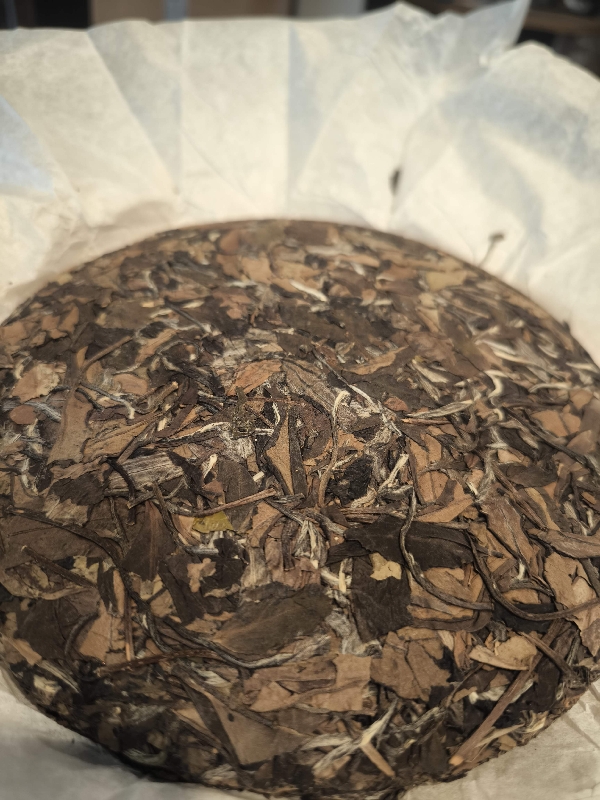 Thé blanc vieux shou mee 2010- 老白茶 théière