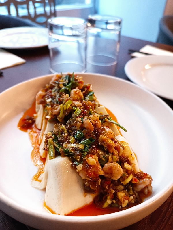 Tofu oeufs cent ans sauce piment grillé 🌶️