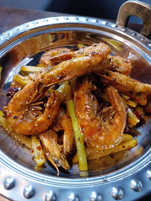 Wok de gambas 🌶️🌶️