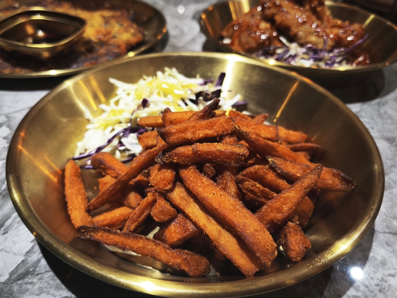E18. Frite de patate douce