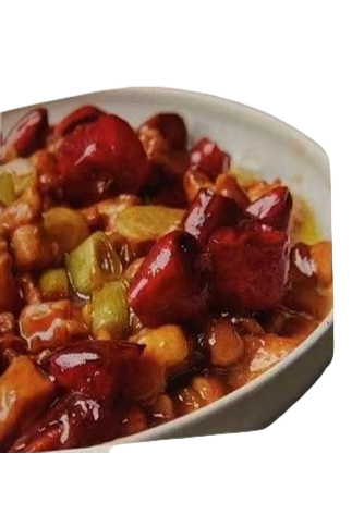 Poulet impérial avec cacahuètre 