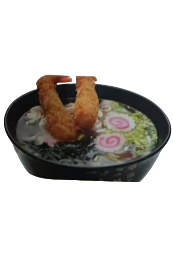 Soupe udon aux tempura crevettes