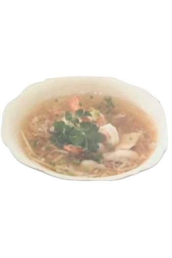 Soupe de nouille aux crevettes