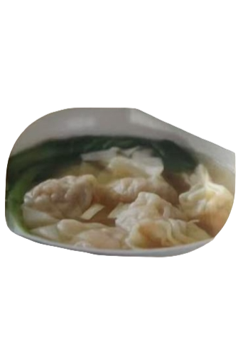 Soupe de nouille aux raviolis crevettes