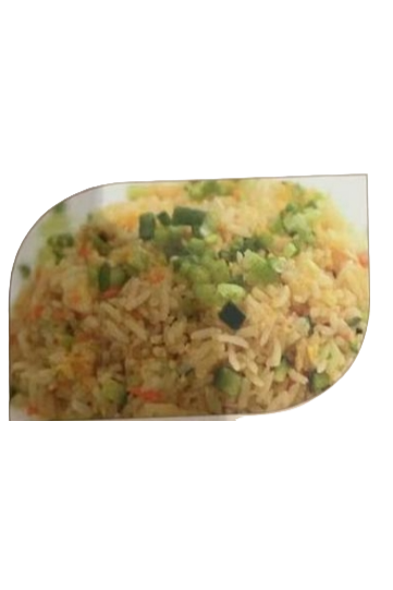 Riz sauté aux oeufs dorés