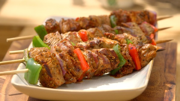 T12 Brochettes de bœuf grillé