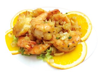 S06 Crevettes sautées au sel et au poivre