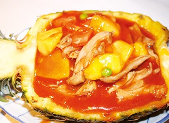53 Canard à l’ananas frais