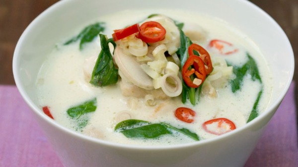 T1A Soupe poulet au lait de coco