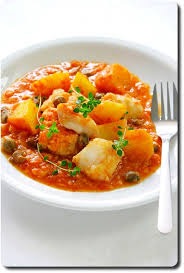 35 Filet de Poisson sauté à la sauce piquante (cabillaud)