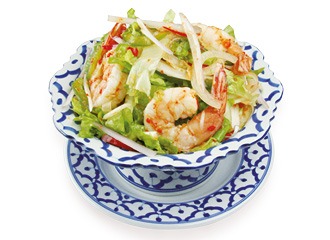 T03 Salade aux crevettes à la citronnelle