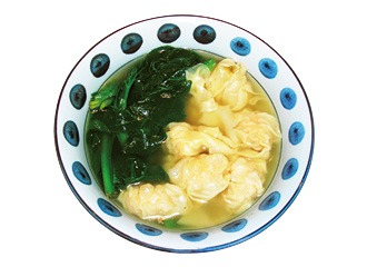 05 Potage aux raviolis chinois ( crevette)